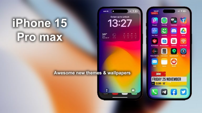 iPhone 15 Pro Max Launcher — скриншот 1