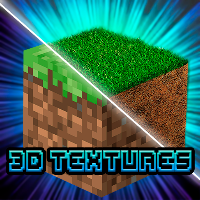 Иконка 3D Textures for Minecraft