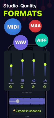 AI Music Instrument Separator — скриншот 2