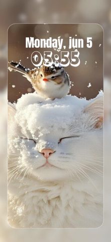Белый Кот Крутые Обои HD — скриншот 4