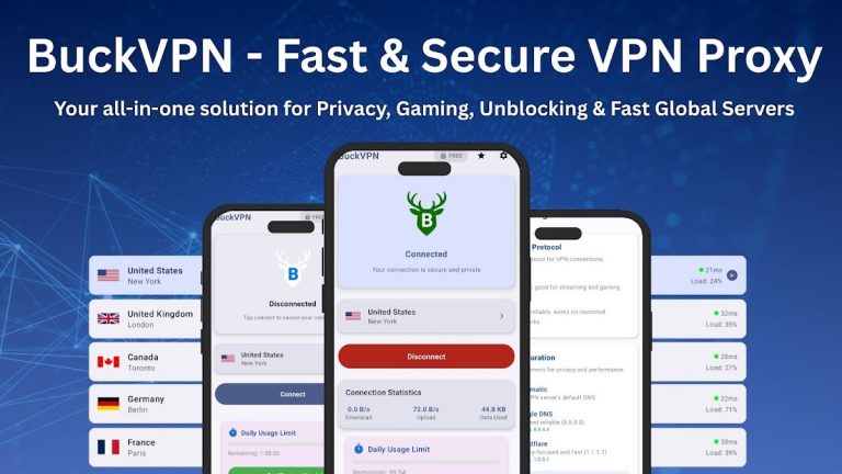BuckVPN – Fast & Secure Proxy — скриншот 1