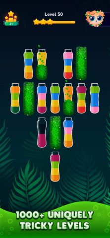 Бутылочки Пробирки. Water Sort — скриншот 2