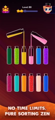 Бутылочки Пробирки. Water Sort — скриншот 4