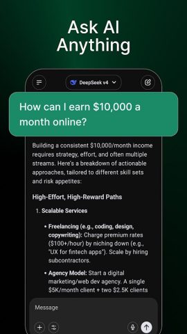 Chat AI for DeepSeek R1 — скриншот 3