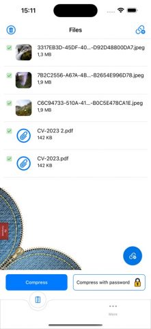 Compress Zip — скриншот 2