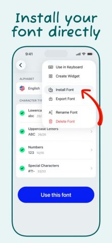 Font Maker: Create Your Font — скриншот 5