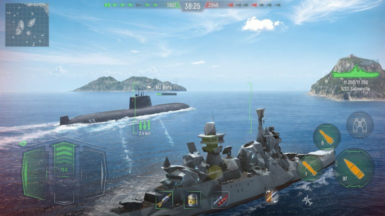 Force of Warships: Корабли PvP — скриншот 1