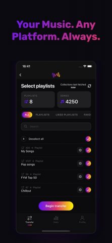 FreeYourMusic: Перенос Музыки — скриншот 1