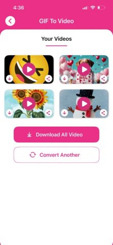 GIF to Video — скриншот 3