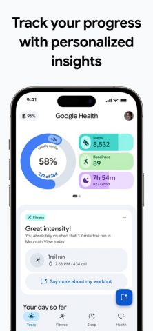 Google Health (Fitbit) — скриншот 1