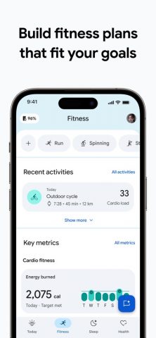 Google Health (Fitbit) — скриншот 2