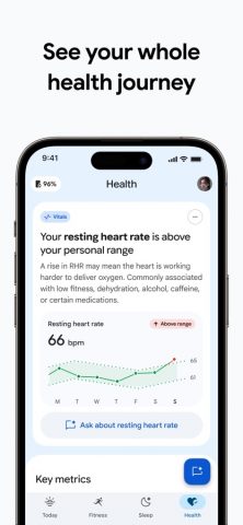 Google Health (Fitbit) — скриншот 4