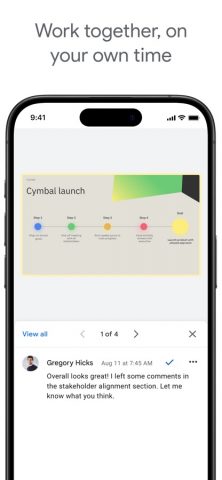 Google Презентации — скриншот 2