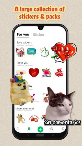 HD Sticker&Pack WAStickersApps — скриншот 1