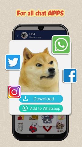 HD Sticker&Pack WAStickersApps — скриншот 4