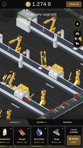 Idle Factory: Симулятор завода — скриншот 3