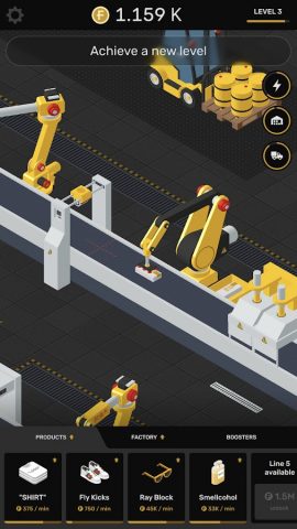 Idle Factory: Симулятор завода — скриншот 5