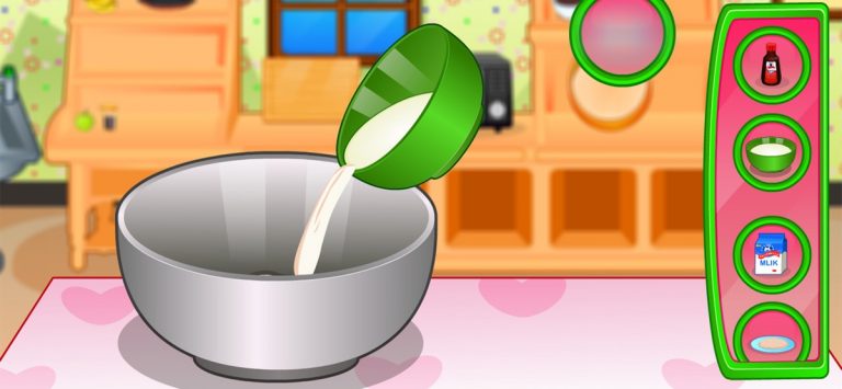 Игра Готовим клубничный торт — скриншот 1