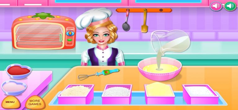 Игра Готовим клубничный торт — скриншот 3
