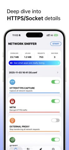 Network Sniffer — скриншот 1