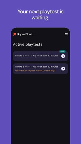 PlaytestCloud: Be a Playtester — скриншот 1