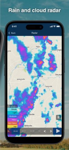 Погода и радар дождя meteoblue — скриншот 3