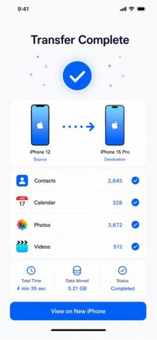 Quick Start — Data Transfer — скриншот 4