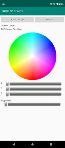 RGB LED Control — скриншот 2