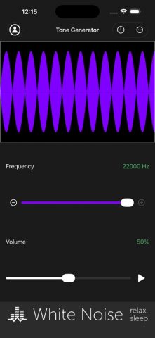 Tone Generator: Audio Sound Hz — скриншот 1