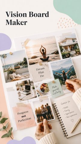 Vision Board Maker: MoodBoard — скриншот 1