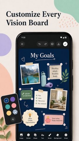 Vision Board Maker: MoodBoard — скриншот 4