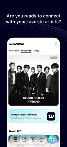 Weverse: Connect with Artists — скриншот 3