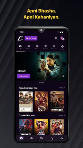 ZEE5 Movies, Web Series, Shows — скриншот 1
