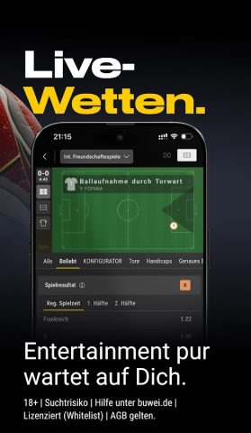 bwin Sportwetten App — скриншот 5