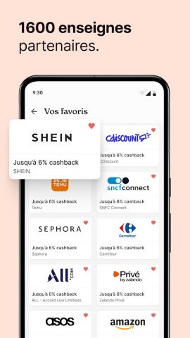 iGraal-Cashback & Codes Promos — скриншот 2