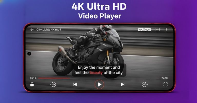 4K ULTRA HD AM VIDEO PLAYER — скриншот 1