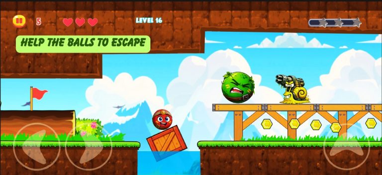 Игра Bounce Ball 4 Red Ball — скриншот 2