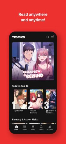 Toomics — Unlimited Comics — скриншот 1