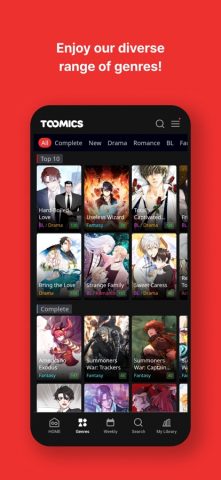 Toomics — Unlimited Comics — скриншот 3