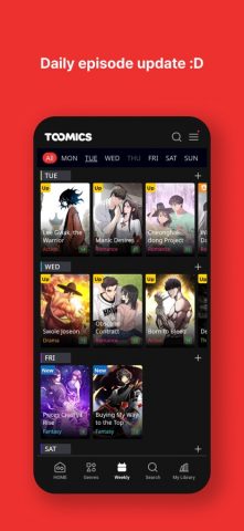 Toomics — Unlimited Comics — скриншот 4
