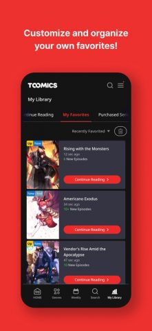 Toomics — Unlimited Comics — скриншот 5