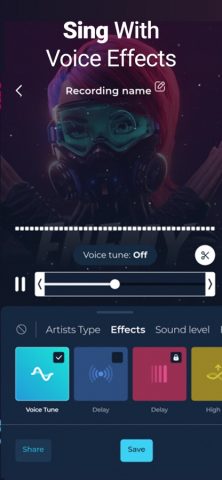 Volmix: Запись голоса и песен — скриншот 2