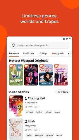 Wattpad Beta — скриншот 2