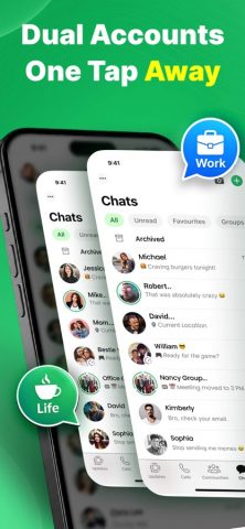Whats Web – Dual Messenger — скриншот 1